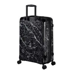 IT Luggage Candy Calavera - 4pc Set (Black Marble) -IT Luggage Sales Candy Calavera 16 2918A back side view