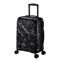 IT Luggage Candy Calavera - 4pc Set (Black Marble) -IT Luggage Sales CandyCalavera16 2918ACabinCasefront side