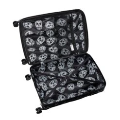 IT Luggage Candy Calavera - 4pc Set (Black Marble) -IT Luggage Sales CandyCalavera16 2918AEmptyInteriorview
