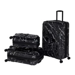 IT Luggage Candy Calavera - 4pc Set (Black Marble) -IT Luggage Sales CandyCalavera16 2918AGroupC
