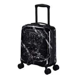 IT Luggage Candy Calavera - 4pc Set (Black Marble) -IT Luggage Sales CandyCalavera16 2918AUnderseatCasefront side