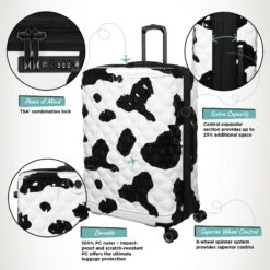 IT Luggage Indulging II - 4pc Set (Moo Cow Print) 24 IT Luggage Indulging II - 4pc Set (Moo Cow Print) -IT Luggage Sales Indulging Moo Large Infographic 8c0ad65f b4cb 46b2 b41c fde9cbb93143