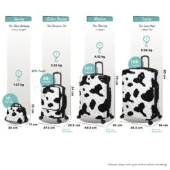 IT Luggage Indulging II - Cabin With Pocket (Moo Cow Print) 31 IT Luggage Indulging II - Cabin With Pocket (Moo Cow Print) -IT Luggage Sales Indulging Moo set Pocket dims weights