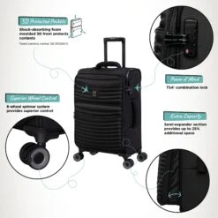 IT Luggage Precursor - Cabin (Black) -IT Luggage Sales Precursor Cabin Black Infographic