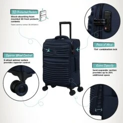 IT Luggage Precursor - Cabin (Dress Blues) -IT Luggage Sales Precursor Cabin Blue Infographic