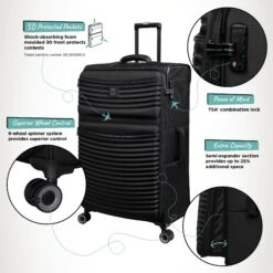 IT Luggage Precursor - Large (Black) -IT Luggage Sales Precursor Large Black Infographic