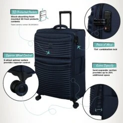IT Luggage Precursor - Large (Dress Blues) -IT Luggage Sales Precursor Large Blue Infographic