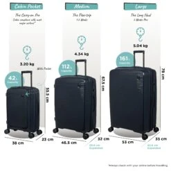 IT Luggage Spontaneous II - Cabin With Pocket (Blueberry) -IT Luggage Sales Spontaneous Set Pocket blueberry dims weights d2d09bc7 67f7 4b75 8f94 72ec18cb5e54