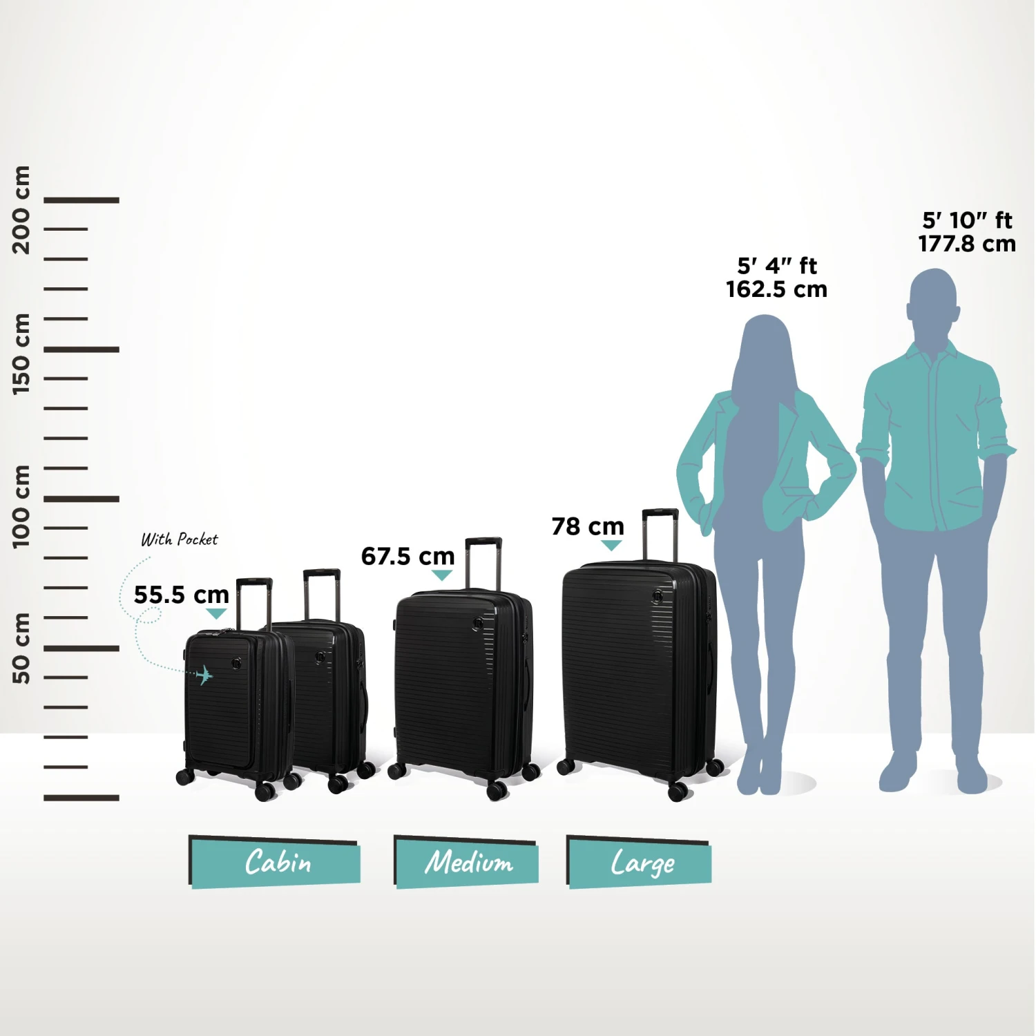 IT Luggage Spontaneous - Large (Black) 14 IT Luggage Spontaneous - Large (Black) - Image 12